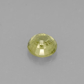 Grossularite Garnet Gemstone in 4.4 mm Size for Sale, Grossularite Garnet Stone in Golden Green Color