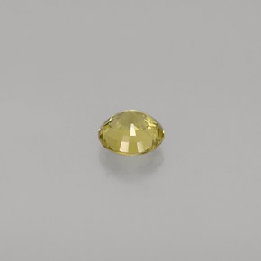 Grossularite Garnet Gemstone in 4.3 mm Size for Sale, Grossularite Garnet Stone in Golden Green Color