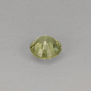 Grossularite Garnet Gemstone in 4.2 mm Size for Sale, Grossularite Garnet Stone in Golden Green Color