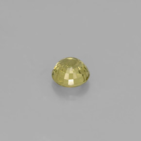 Grossularite Garnet Gemstone in 4.6 mm Size for Sale, Grossularite Garnet Stone in Golden Green Color