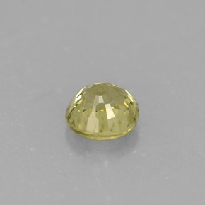 Grossularite Garnet Gemstone in 4.3 mm Size for Sale, Grossularite Garnet Stone in Golden Green Color