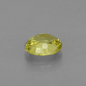 Grossularite Garnet Gemstone in 5.4 x 4.4 mm Size for Sale, Grossularite Garnet Stone in Greenish Yellow Color