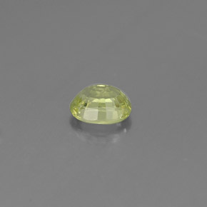 Grossularite Garnet Gemstone in 5.1 x 4.3 mm Size for Sale, Grossularite Garnet Stone in Lime Green Color