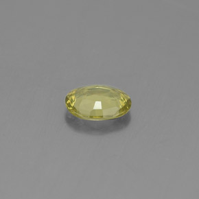 Grossularite Garnet Gemstone in 5.7 x 4.4 mm Size for Sale, Grossularite Garnet Stone in Lime Green Color