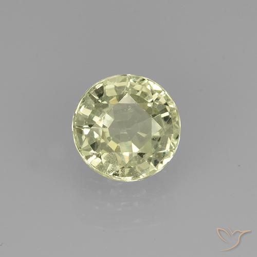 0,77 ct Grossularit-Granat im Rundschliff, 5,3 mm aus Tansania, Photo A