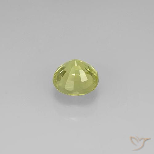 Grossularite Garnet Gemstone in 5 mm (calibrated) Size for Sale, Grossularite Garnet Stone in Medium Yellow Color