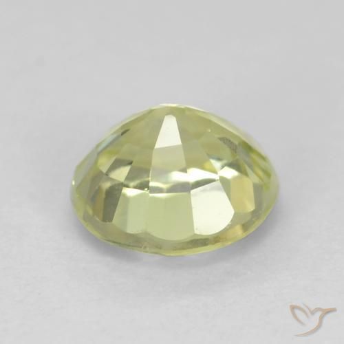 Grossularite Garnet Gemstone in 5 mm (calibrated) Size for Sale, Grossularite Garnet Stone in Light Yellow Color