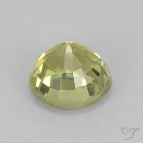Grossularite Garnet Gemstone in 5 mm (calibrated) Size for Sale, Grossularite Garnet Stone in Medium Yellow Color