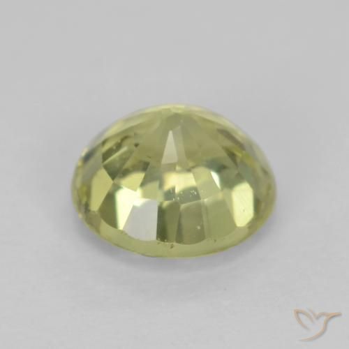 Grossularite Garnet Gemstone in 5 mm (calibrated) Size for Sale, Grossularite Garnet Stone in Medium Yellow Color