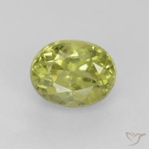 Grenat grossularite taille ovale de 0,66 ct, 5,6 x 4,4 mm de Tanzanie, Photo A
