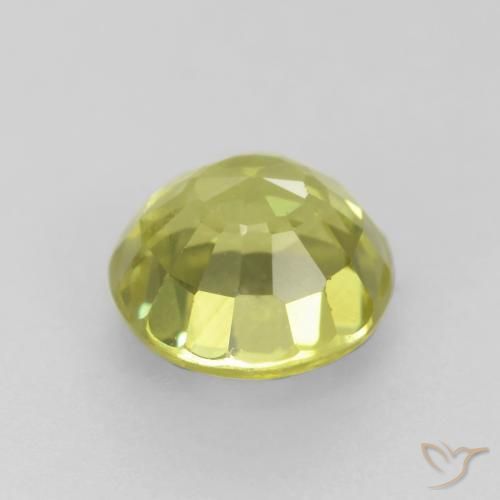 Grossularite Garnet Gemstone in 5 mm (calibrated) Size for Sale, Grossularite Garnet Stone in Medium Yellow Color