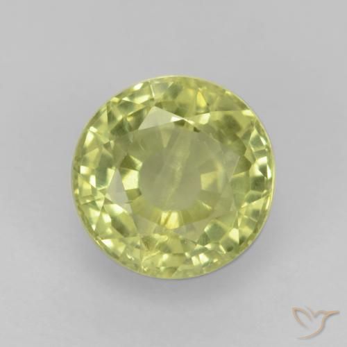 Grenat grossularite taille ronde de 0,7 ct, 5,2 mm de Tanzanie, Photo A