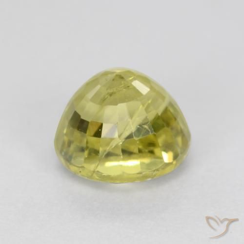 Grossularite Garnet Gemstone in 4.7 mm Size for Sale, Grossularite Garnet Stone in Medium Yellow Color