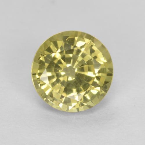 Mellow Yellow Гроссулярит Камень - 0.6ct Круглая Фасетная Огранка (ID: 557396)