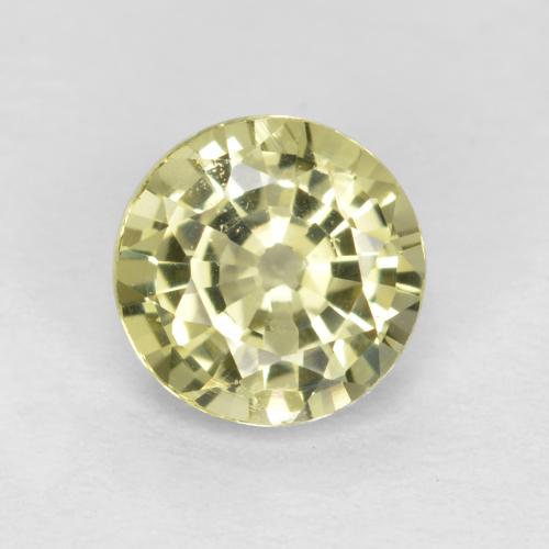 Medium Yellow Granato grossularia Gem - 0.5ct Sfaccettatura rotonda (ID: 557403)