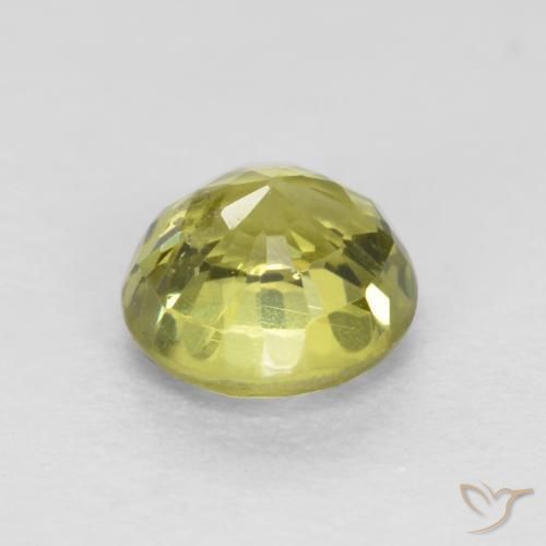 Grossularite Garnet Gemstone in 4.5 mm (calibrated) Size for Sale, Grossularite Garnet Stone in Greenish Yellow Color
