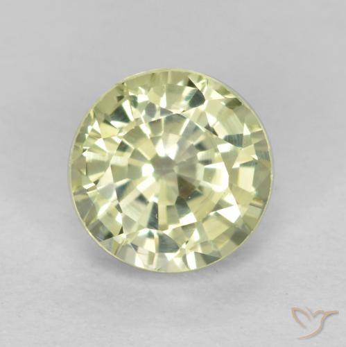 Grenat grossularite taille ronde de 0,63 ct, 4,9 mm de Tanzanie, Photo A