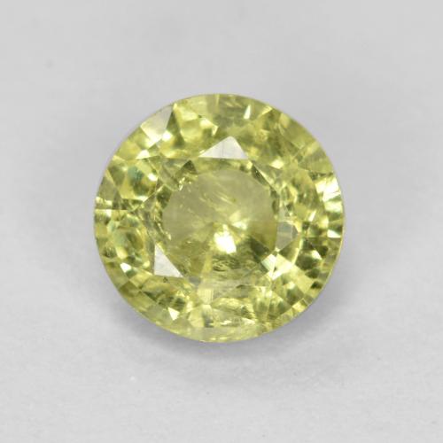 Lemon Yellow Granato grossularia Gem - 0.5ct Sfaccettatura rotonda (ID: 557571)