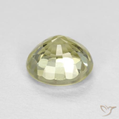 Grossularite Garnet Gemstone in 5 mm (calibrated) Size for Sale, Grossularite Garnet Stone in Medium Yellow Color