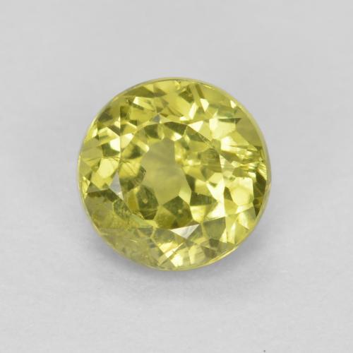 Giallo chiaro Granato grossularia Gem - 0.6ct Sfaccettatura rotonda (ID: 557578)