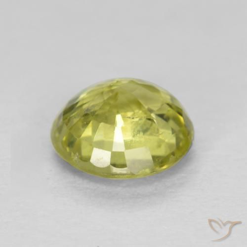 Grossularite Garnet Gemstone in 5 mm (calibrated) Size for Sale, Grossularite Garnet Stone in Light Yellow Color
