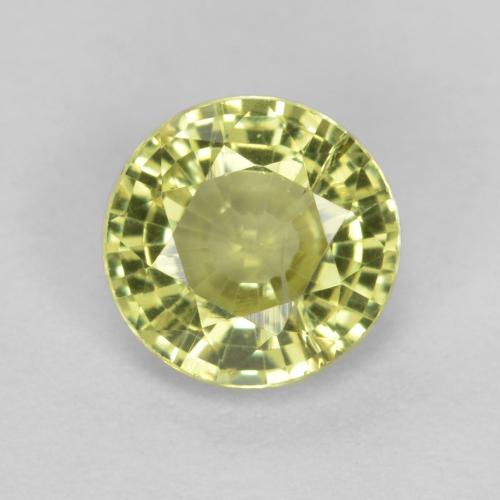 Granato grossularia 5,2mm giallo Sfaccettatura rotonda dalla Tanzania, peso di 0,6 ct, gemma naturale non trattati in purezza VS, 1 pezzo Granato grossularia - Colore: Giallo medio, durezza Mohs di 6,5 - 7,5 adatto per gioielli da indossare ogni giorno, Photo A