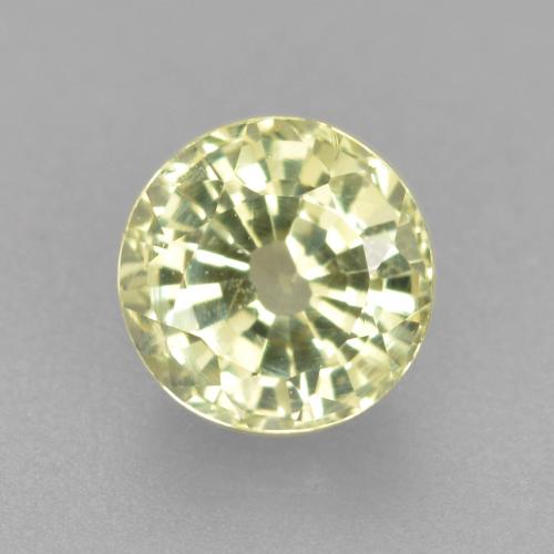 Giallo chiaro Granato grossularia Gem - 0.6ct Sfaccettatura rotonda (ID: 559426)