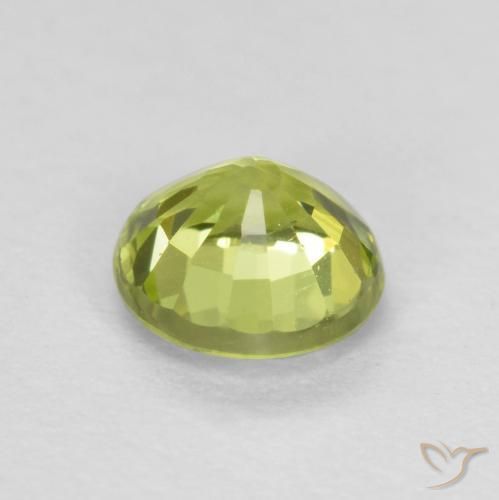 Grossularite Garnet Gemstone in 4.5 mm (calibrated) Size for Sale, Grossularite Garnet Stone in Light Lemon Yellow Color