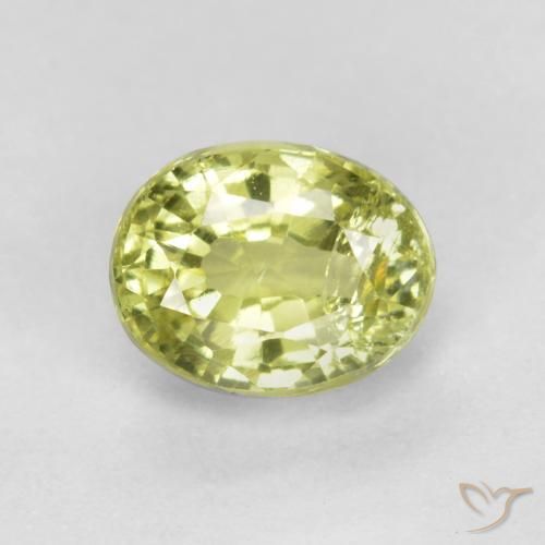 0.5 قيراطًا بيضاوي الشكل من عقيق Grossularite ، <cite dir="ltr" lang="en">5 x 4</cite> ملم من تنزانيا, Photo A