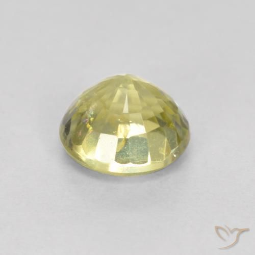 Grossularite Garnet Gemstone in 4.5 mm (calibrated) Size for Sale, Grossularite Garnet Stone in Light Yellow Color
