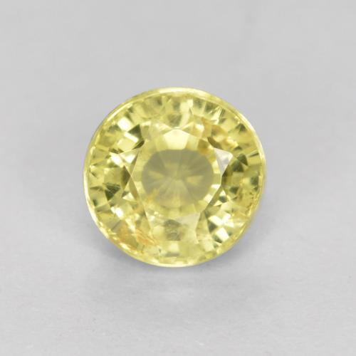Giallo chiaro Granato grossularia Gem - 0.5ct Sfaccettatura rotonda (ID: 567260)