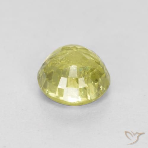 Grossularite Garnet Gemstone in 4.5 mm (calibrated) Size for Sale, Grossularite Garnet Stone in Very Pale Yellow Color