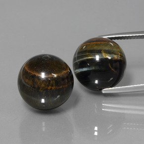 19.8ct Drilled Sphere Multicolor Hawk's Eye Gem for sale 19.8ct Drilled Sphere Multicolor Hawk's Eye Gem (ID: 422942)