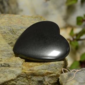 Hematite Gemstone in 20.4 x 19.2 mm Size for Sale, Hematite Stone in Dark Gray Color