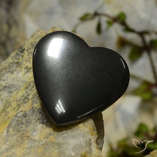 Corazón de hematites de 23,44 ct, 20,4 x 19,1 mm de Brasil, Photo A