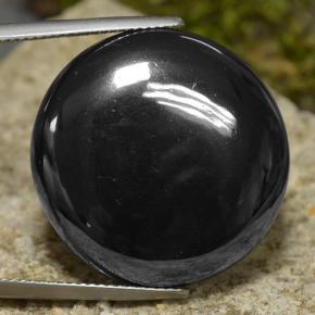 57.2ct Round Cabochon Black Gray Hematite for sale thumb image of 57.2ct Round Cabochon Black Gray Hematite (ID: 274840)