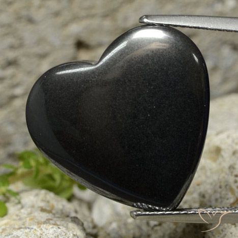 Corazón de hematites de 23,09 ct, 20,3 x 19,1 mm de Brasil, Photo A