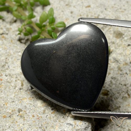 Corazón de hematites de 23,57 ct, 20,4 x 19,1 mm de Brasil, Photo A