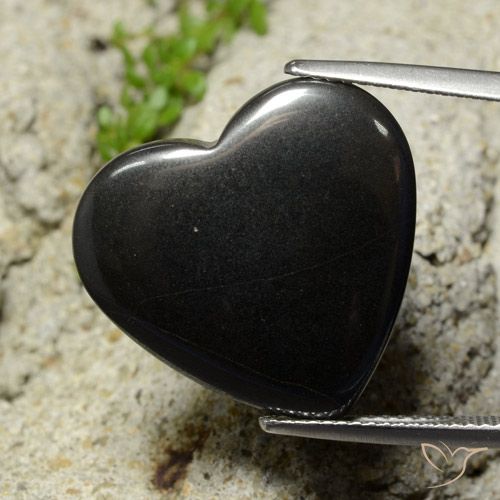 Corazón de hematites de 22,87 ct, 20,4 x 19,1 mm de Brasil, Photo A