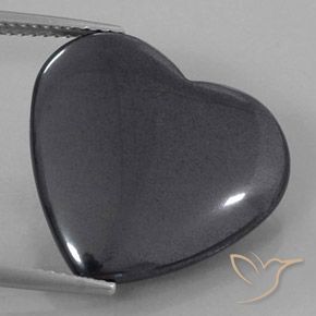 Corazón de hematites de 22,83 ct, 20,3 x 19,1 mm de Brasil, Photo A