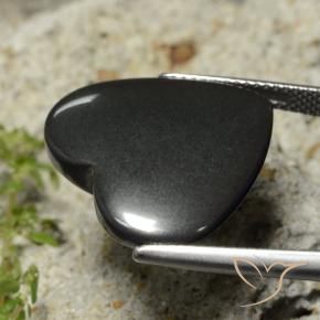 Hematite Gemstone in 20.3 x 19.1 mm Size for Sale, Hematite Stone in Dark Gray Color