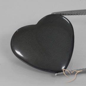 Corazón de hematites de 22,91 ct, 20,3 x 19,1 mm de Brasil, Photo A