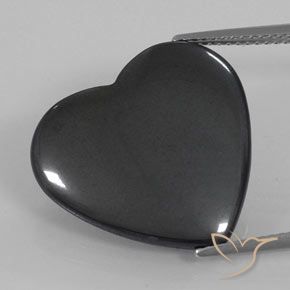 Corazón de hematites de 22,84 ct, 20,3 x 19,1 mm de Brasil, Photo A