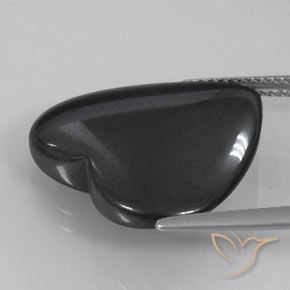 Hematite Gemstone in 20.3 x 19.1 mm Size for Sale, Hematite Stone in Dark Gray Color