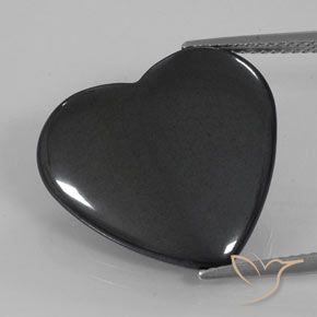 Corazón de hematites de 22,86 ct, 20,3 x 19,1 mm de Brasil, Photo A