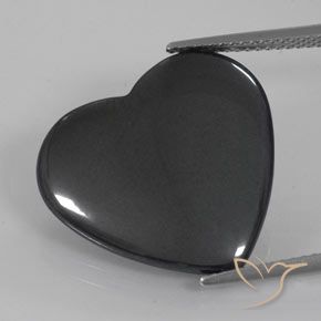 Corazón de hematites de 23,38 ct, 20,4 x 19,1 mm de Brasil, Photo A