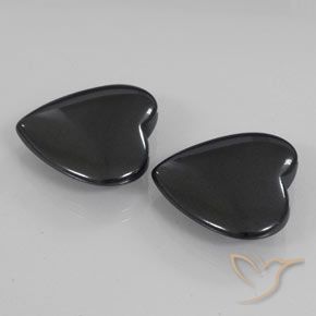 Corazón de hematites de 46,2 ct, 20,4 x 19,1 mm de Brasil, Photo A