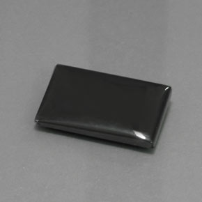 27.19 ct Gray Hematite Stone, Natural Hematite in Baguette Cabochon Shape for Sale