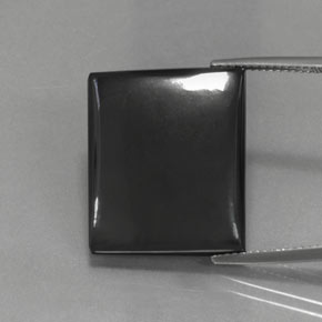 35.61 ct Gray Hematite Gemstone, Hematite Gem in Baguette Cabochon Shape for Sale.