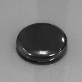 49.41 ct Gray Hematite Stone, Natural Hematite in Round Cabochon Shape for Sale